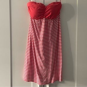 Women Express Stripe Strapless Mini Dress Size XS